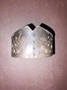 Vintage Victorian Sterling Silver Cuff J.A. Hallmark